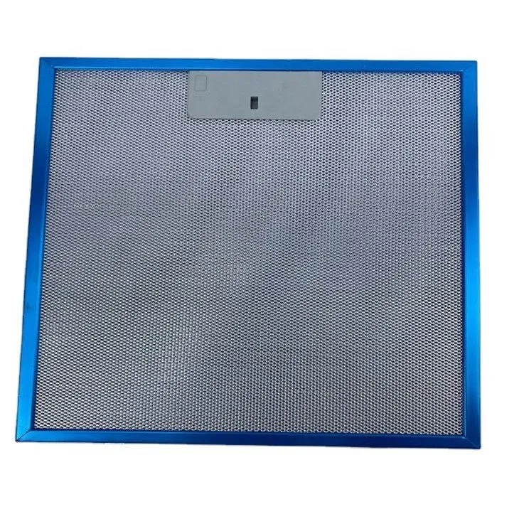 Blue border cooker range hood